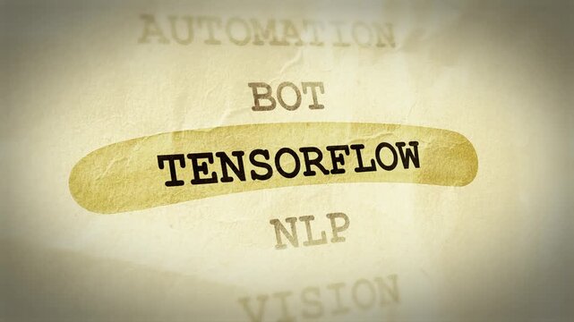 TensorFlow Text Highlight Animation &ndash; Documentary Style Effect