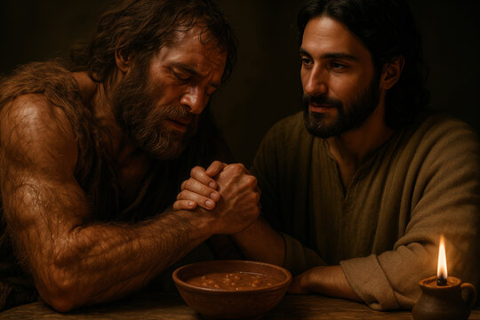 Esau vs. Jacob,  The Stolen Birthright