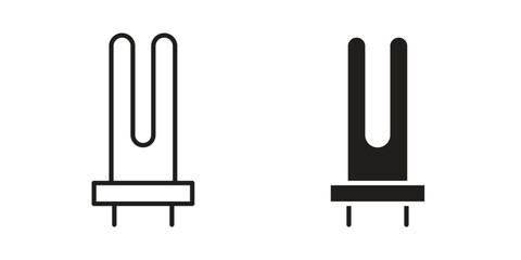 Heating element icon. Outline, Glyph and Filled Outline Style