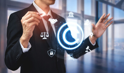 Copyright protection highlights copyright, intellectual property, and legal ownership through law, verification, and secure digital rights Vouch