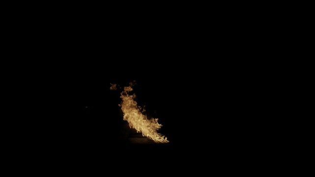 Cinematic ground fire effect with realistic flames spreading across the floor. Dramatic burning ground visuals with intense heat, smoke and glowing embers. Perfect for cinematic scenes, action sequenc