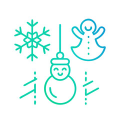 christmas element gradient