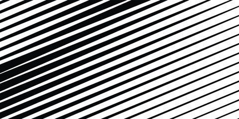 Obraz premium Seamless vector abstract black and white geometric pattern with fading wavy lines, vector modern.