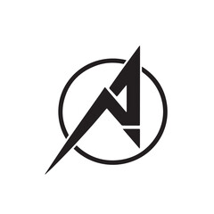 Abstract Minimalist Business Logo Vector Modern Corporate Identity Branding Design