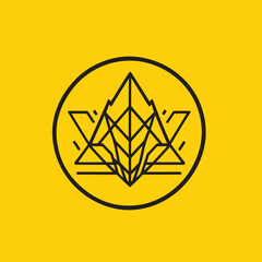 Abstract Minimalist Business Logo Vector Modern Corporate Identity Branding Design