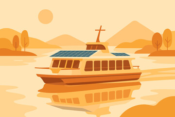 Captions icon solar no any full letters colors powered warm characters ferry