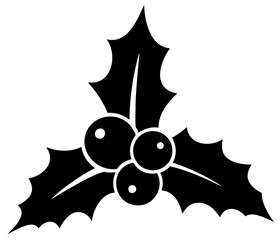 Holly Accent – Christmas Leaves and Berries