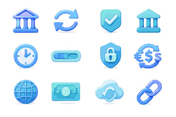 Link bank vector confirmation currency progress bar transfer icon icons banknote secure