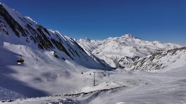 Explore the breathtaking mountains of Gudauri, Georgia in winter wonderland splendor