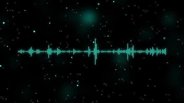 Colorful cyan Sound Bar On Black Background, Musical Waves Equalizer, Pulsating Element Of Sound Design For Digital Studio Animated white audio bar spectrum Isolated on transparent background