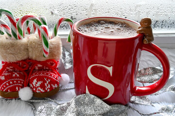 christmas cup of hot chocolate