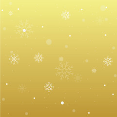 Snowflake Shape Seamless Pattern Background Vector Design.