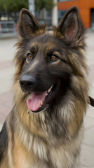 Long-Haired German Shepherd