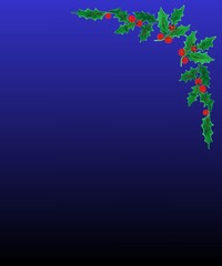 background with leaves , Blue Background illustration 