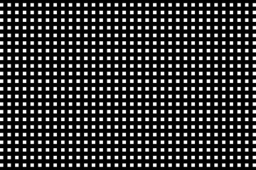 黒の背景に白の色の穴が開いているような細かい模様のデザインでメッシュ、グリッド、ドット、幾何学、コンピューター、テクノロジー、デジタル、未来をイメージしたテクスチャ、壁紙