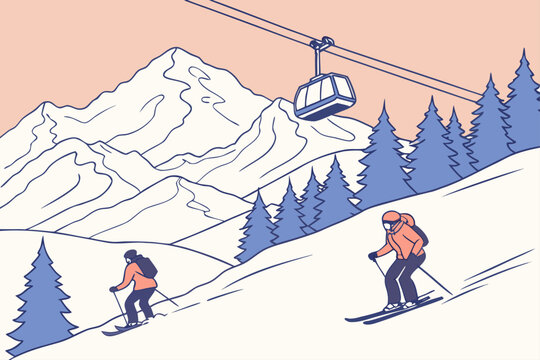 La Parva, Chile, offers alpine slopes with panoramic Andes views.