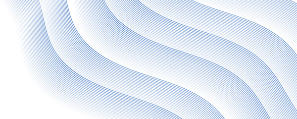 Abstract Background, Transparent Waved Lines. Soft Blue Smoke Wave BG. Colorful Gradient Flowing Wavy Lines. Eps10