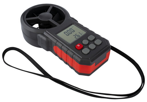 Digital wind speed anemometer