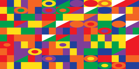 Geometric minimalistic pattern with a simple shape and figure. Abstract vector design for advertising branding, web banner, business and wallpaper.