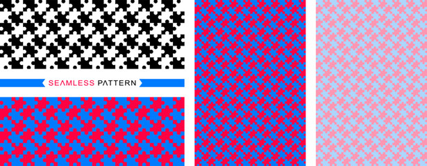 Seamless pattern, seamless background, colors easily changed, vector and illustration.