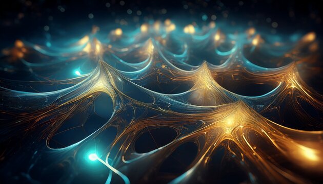 abstract bonds glimmer with network effect