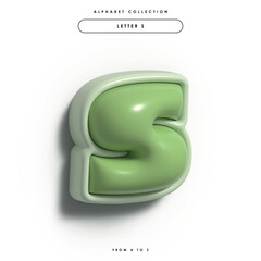 SOFT 3D TYPOGRAPHY CHARACTERS