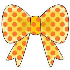 bow with ribbon