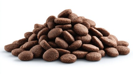 Grain-free Dog Kibble in a Vet Clinic Setting With Blurred Background Showing Pet Care Environment