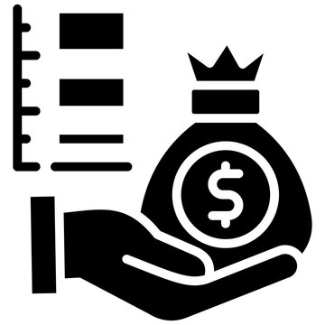 Credit Rating glyph icon