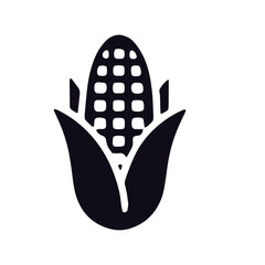  Fresh Vegetable Icon black and white vector design 