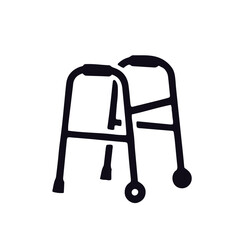 medical icon black and white vector design 