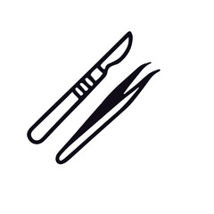 medical icon black and white vector design 