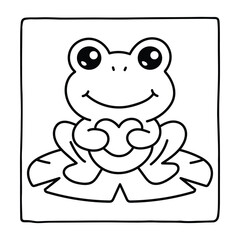 Bold and Easy Valentine's Day Coloring Page for Kids and Adults, Cozy Love Coloring Page, Cute and Cozy, Bold and Easy, Fun Romantic, Hygge-Inspired Designs, Valentine's Day, Self-love, Victor art.