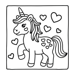 Bold and Easy Valentine's Day Coloring Page for Kids and Adults, Cozy Love Coloring Page, Cute and Cozy, Bold and Easy, Fun Romantic, Hygge-Inspired Designs, Valentine's Day, Self-love, Victor art.