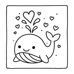 Bold and Easy Valentine's Day Coloring Page for Kids and Adults, Cozy Love Coloring Page, Cute and Cozy, Bold and Easy, Fun Romantic, Hygge-Inspired Designs, Valentine's Day, Self-love, Victor art.