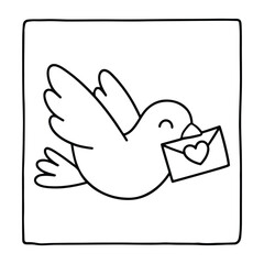 Bold and Easy Valentine's Day Coloring Page for Kids and Adults, Cozy Love Coloring Page, Cute and Cozy, Bold and Easy, Fun Romantic, Hygge-Inspired Designs, Valentine's Day, Self-love, Victor art.