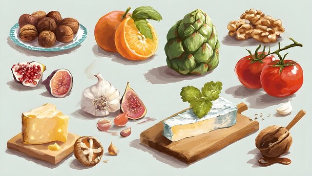 ingredients for baking - Powered by Adobe