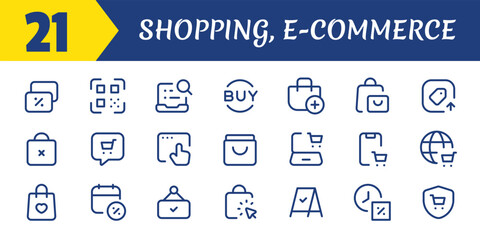 Shopping, E-commerce Icon.eps