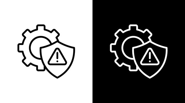 Risk Management With Icon Set Design