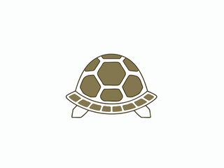 Obraz premium Simple Vector Turtle Icon