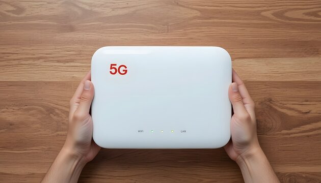 Experience blazing-fast 5G internet speeds with this sleek router, perfect for streaming, gaming, and staying connected in today's digital world