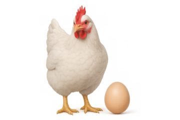 Chicken and egg solving a paradox concept