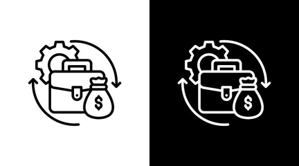 Asset Management With Icon Set Design