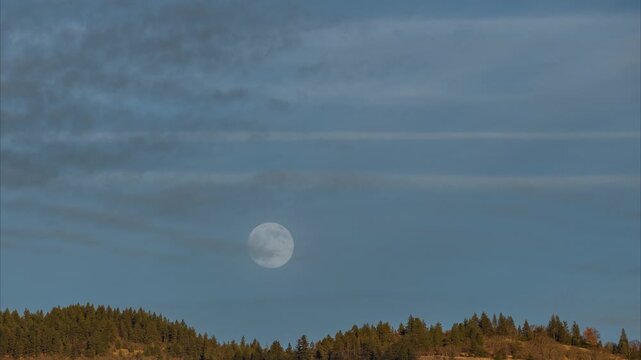 Supermoon December 2025 Timelapse