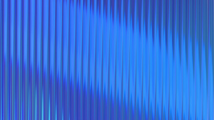 Corrugated glass texture. Neon blurry ribbed texture. Abstract 3d render.
