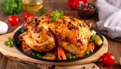 Roasted Chicken Dinner - A Delicious and Nutritious Meal.