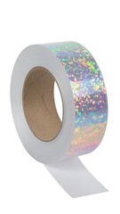 Roll of Holographic Tape - Reflective and Decorative Adhesive for Crafts.
