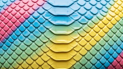 Candy themed snake skin texture