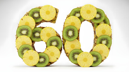 Sixty Fruit Arrangement