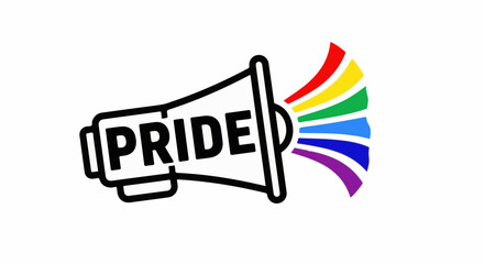 Empowering message of support and inclusivity for Pride Month, symbolizing community strength and joyful celebration for everyone